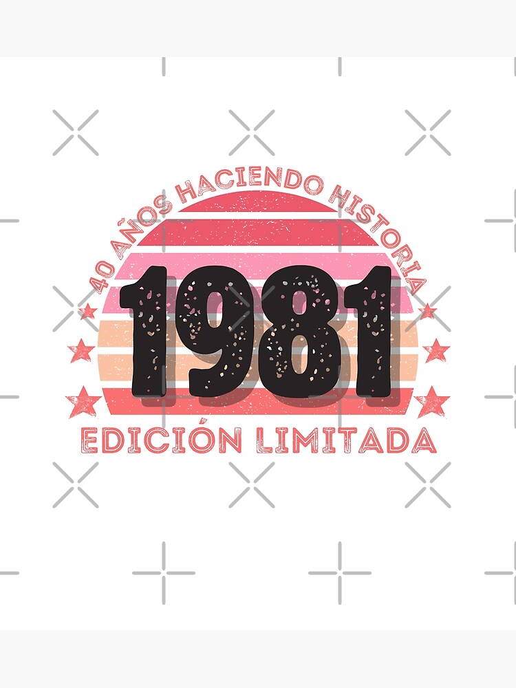 Nacida en 1982 40 Años Cumpleaños Regalo de 40 Años, 40 Años Haciendo  Historia Edición Limitada Sticker for Sale by InkItStudio