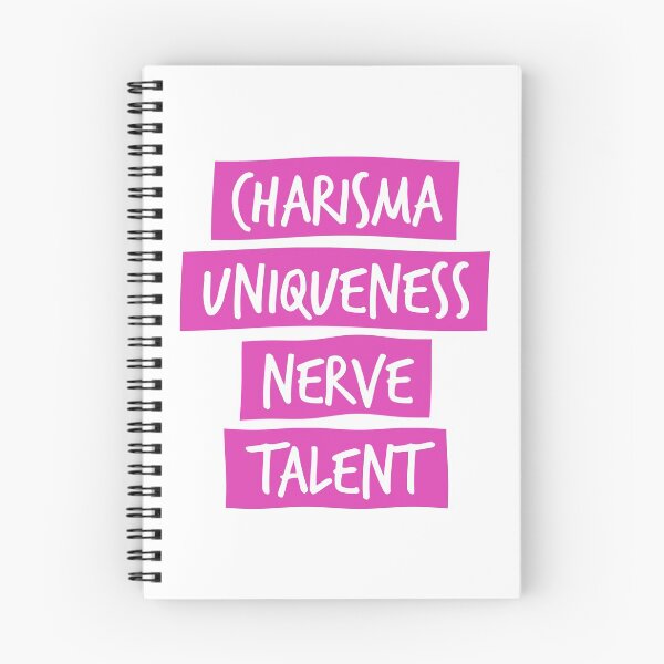 Item preview, Charisma Uniqueness Nerve Talent designed and sold by danburckitt.