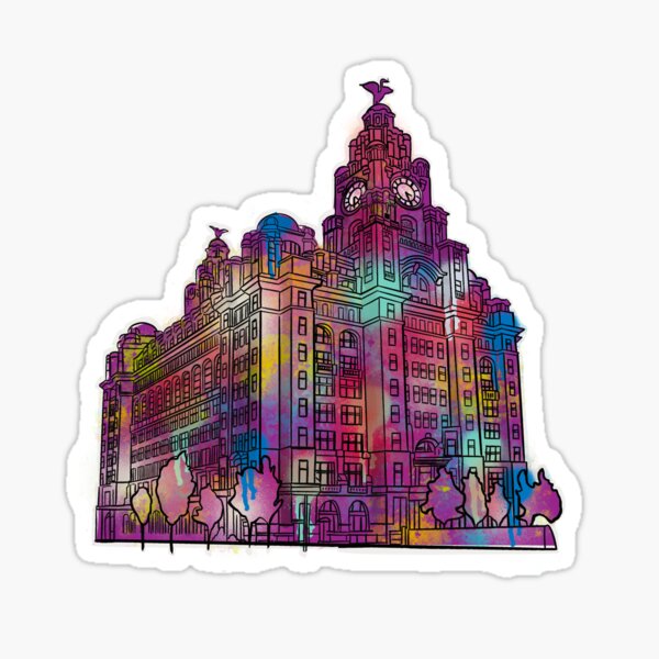 Item preview, Liverpool’s Liver building - colour splash designed and sold by Shelmodine79.