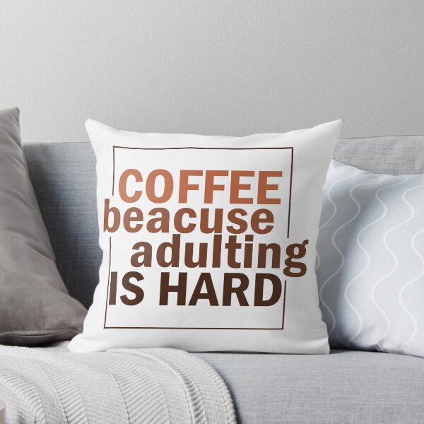 Item preview, Coffee because adulting is hard. designed and sold by Mandala & More.