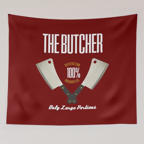 Item preview, The Butcher - Only large Portions designed and sold by RockRebelRules.