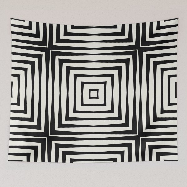 Item preview, Black and White Geometric Pattern No.48 designed and sold by venella.