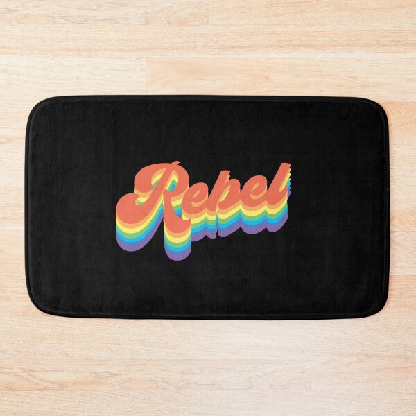 Item preview, Rainbow Rebel On Black Background designed and sold by grinningskull.