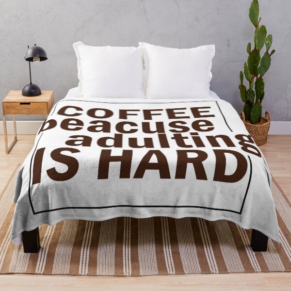 Item preview, COFFEE BECAUSE ADULTING IS HARD. designed and sold by Mandala & More.