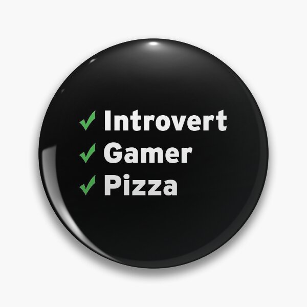 Artikelvorschau, Introvertiert, Spieler, Pizza entworfen und verkauft von n0madd.