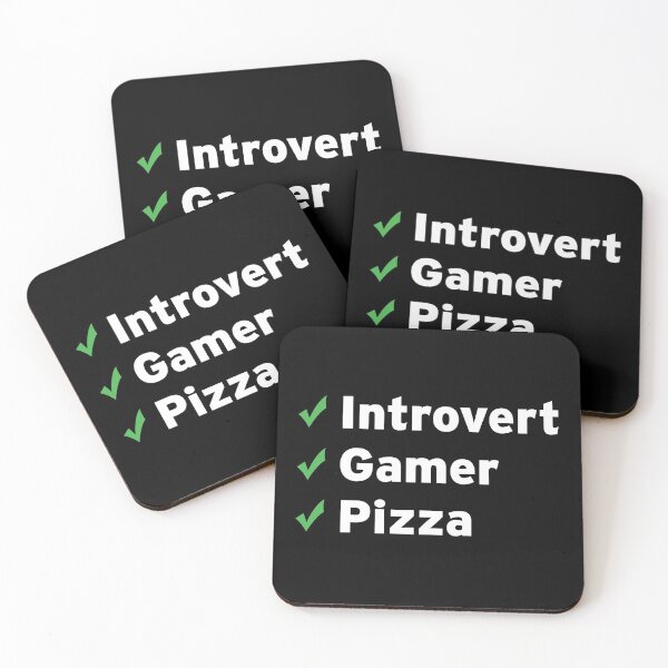 Item preview, Introvert, Gamer, Pizza designed and sold by n0madd.