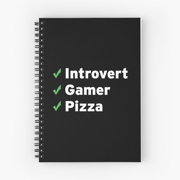 Item preview, Introvert, Gamer, Pizza designed and sold by n0madd.