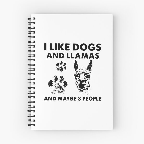 Item preview, I LIKE DOGS AND LLAMAS MAYBE 3 PEOPLE designed and sold by Emanuel48473.