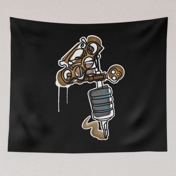 Item preview, Old school coil brass knuckles tattoo machine - Destructured style designed and sold by HoreaCatalin.