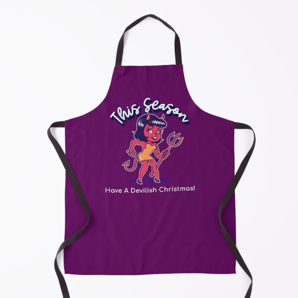 Item preview, Have a Devilish Christmas, Female Devil, Christmas Gift, Christmas Season, Devilish designed and sold by HomeConscious.