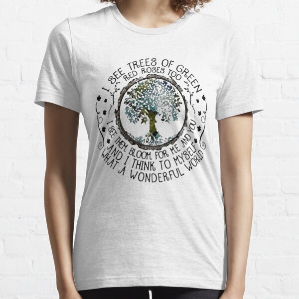  And I Think To Myself What A Wonderful World T-Shirt :  Clothing, Shoes & Jewelry