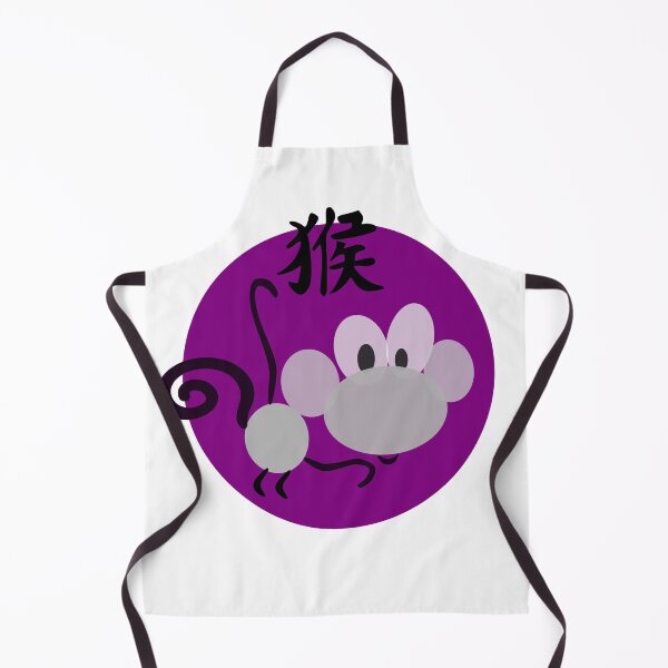 Item preview, Purple chinese horoscope monkey zodiac sign designed and sold by hyggekrog.