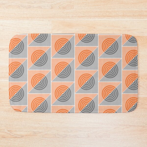 Item preview, Tangerine gray circles designed and sold by Ninaeva.