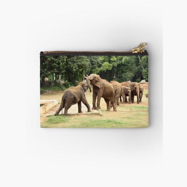 Item preview, Elephants playing in the wilderness designed and sold by Rangeelo.