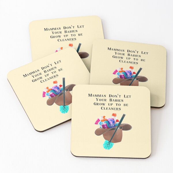 Item preview, Mammas Don't Let Your Babies Grow Up To Be Cleaners Cleaning Supplies Housekeeping Humor designed and sold by SavvyCleaner.