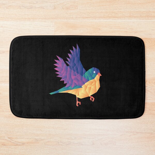 Item preview, Polygon Shape Multi Colored Bird Pattern Nature Wildlife designed and sold by Ofca.