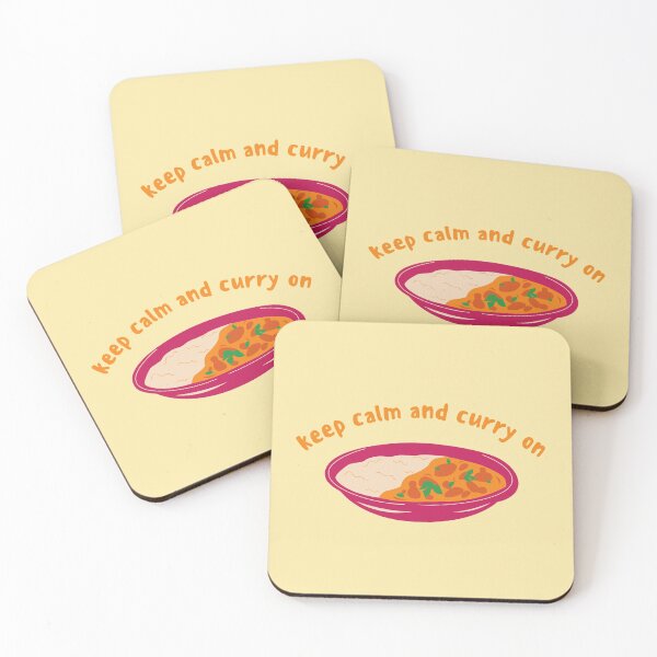Item preview, Keep Calm and Curry On designed and sold by GoodMoodFood.