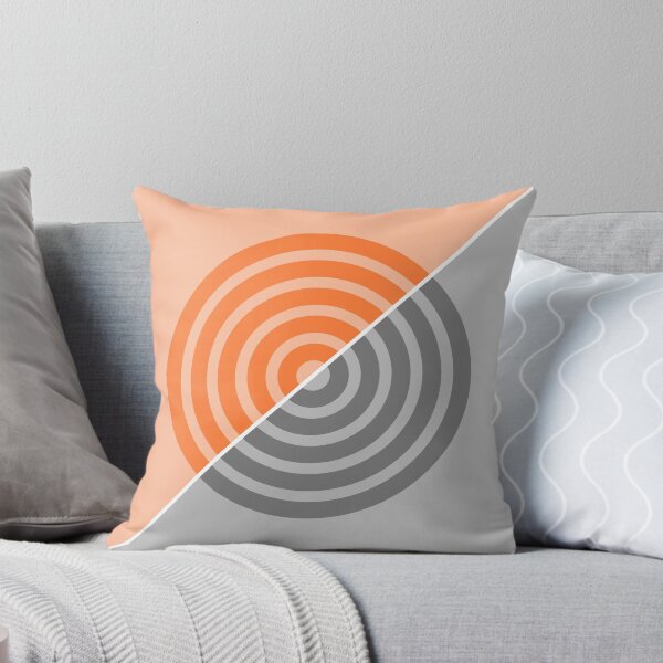 Item preview, Tangerine gray circles designed and sold by Ninaeva.