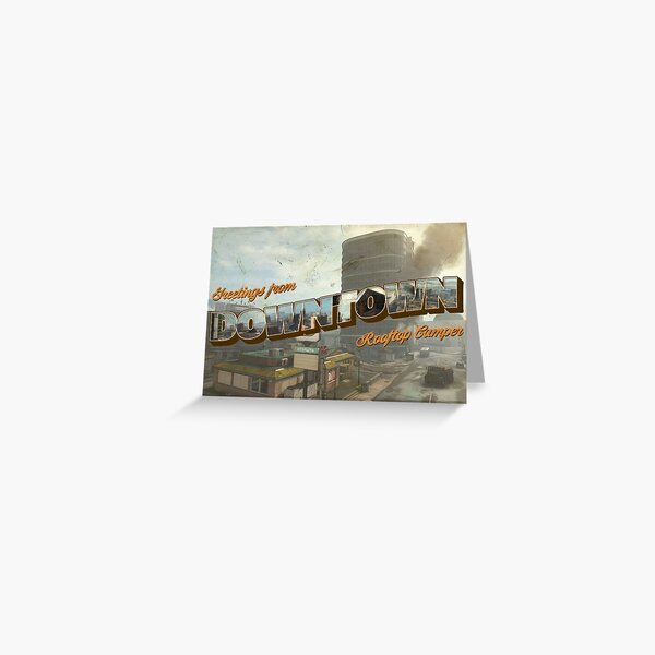 Item preview, Greetings from Downtown  designed and sold by MetaShift.