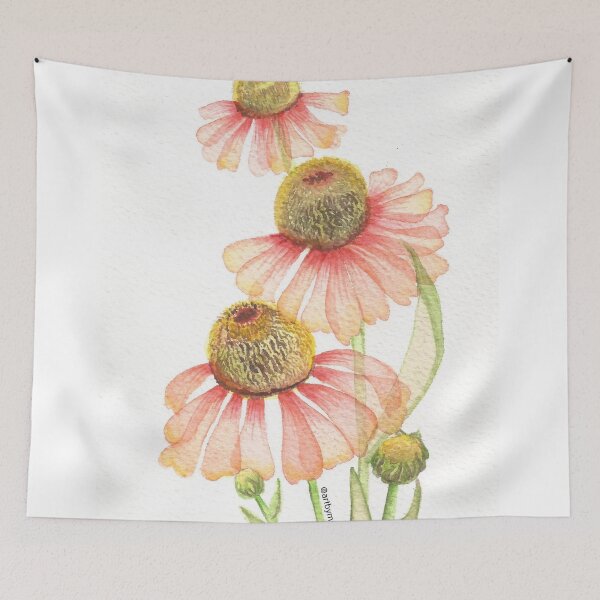 Item preview, Orange Cone Flowers designed and sold by Mrunalini Gaikwad.