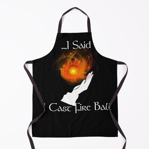 Item preview, '...I Said I Cast Fire Ball' Wizard White Logo designed and sold by Gadsbys-Geeky.