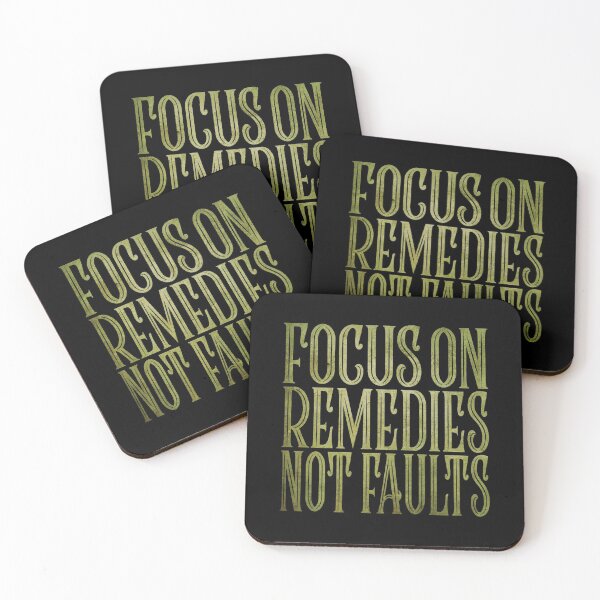 Item preview, Focus on remedies not faults v.3 designed and sold by x1brett.