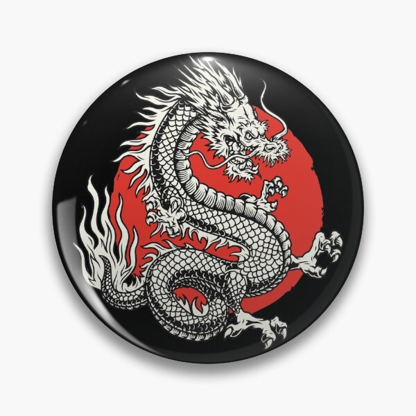 Item preview, Retro Japan Dragon Asian Dragon Style Dragon Tattoo Neon Dragon designed and sold by enjoytheshirt.