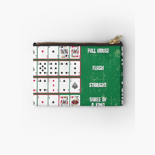 Artikelvorschau, Poker Poster - Pokerhände hoch bis niedrig entworfen und verkauft von PocketCocktails.