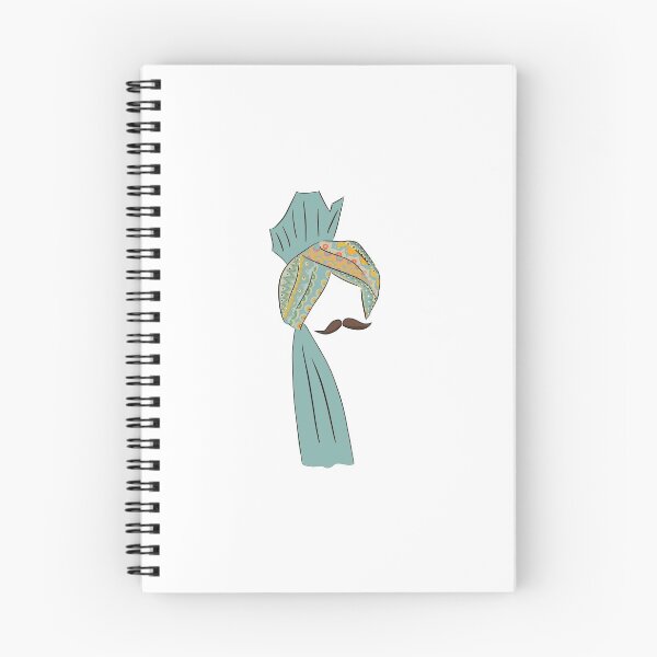 Item preview, blue turban designed and sold by Aisha Mohammad Nasreen.