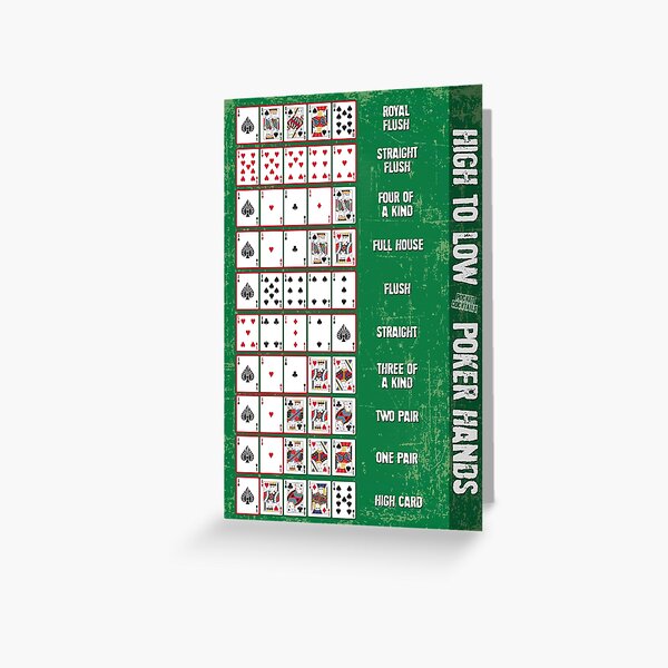 poker-poster-poker-hands-high-to-low-greeting-card-for-sale-by