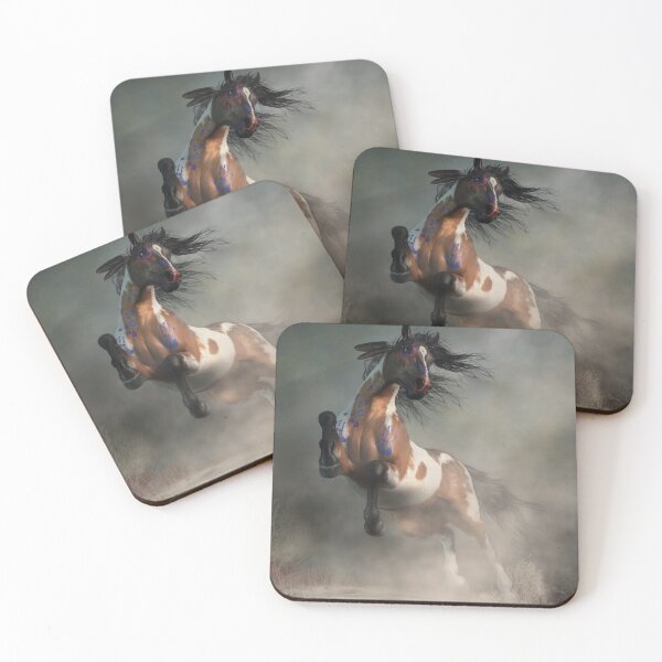 Item preview, Pinto Warrior Horse in War Paint designed and sold by Daniel Eskridge.