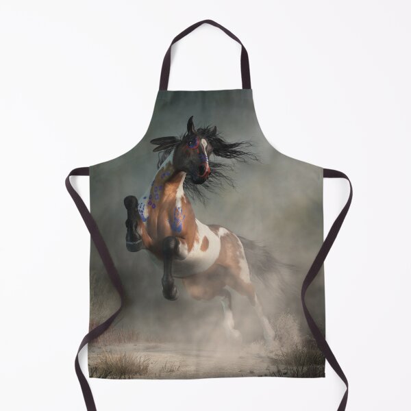 Item preview, Pinto Warrior Horse in War Paint designed and sold by Daniel Eskridge.