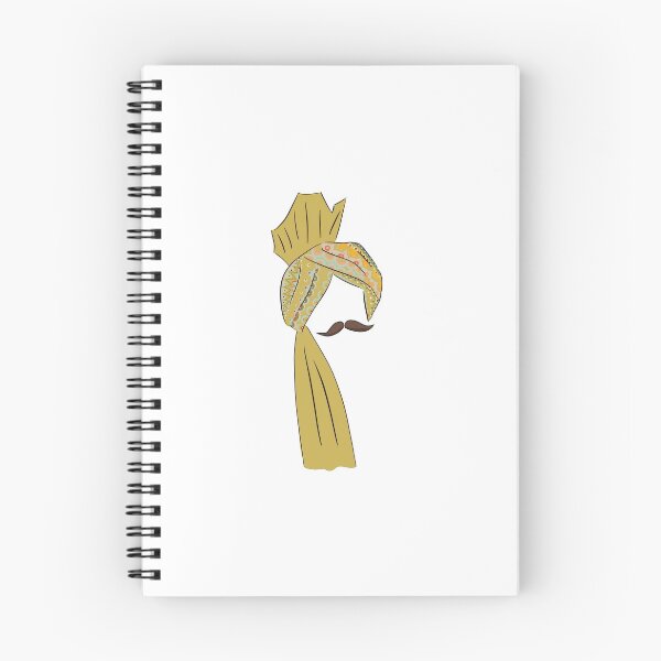 Item preview, yellow turban designed and sold by Aisha Mohammad Nasreen.