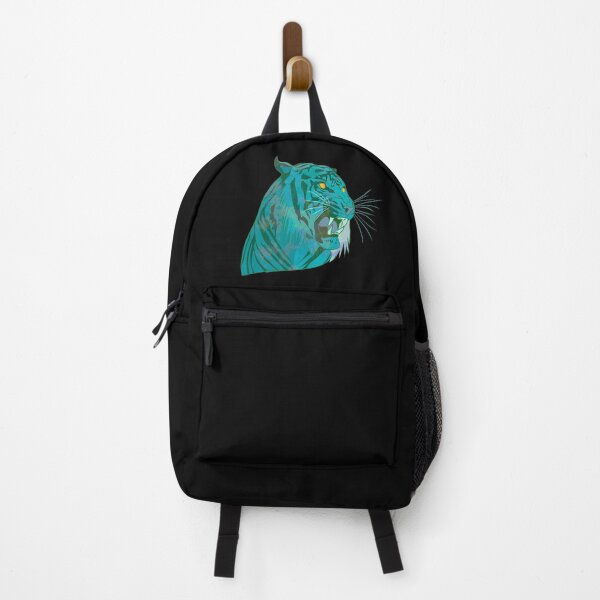 Item preview, Synthetic Safari (Teal Tiger) designed and sold by meomello.