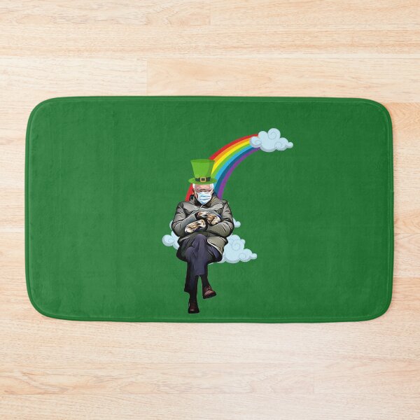 Item preview, Bernie Sanders Funny Sitting Rainbow Saint Patrics Meme Gift designed and sold by trendo.