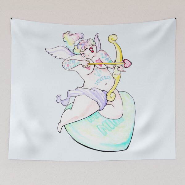 Item preview, Galentines: Tattooed Cupid designed and sold by Plumpettes.
