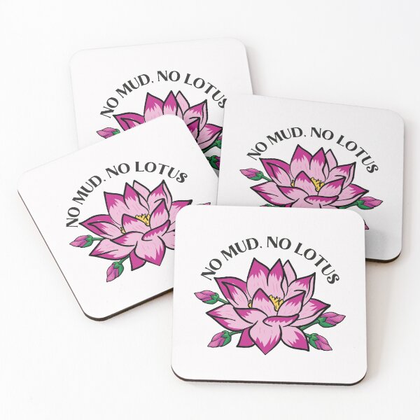 Item preview, No mud no lotus lotus flower lotus flower designed and sold by ElBeDesigns.