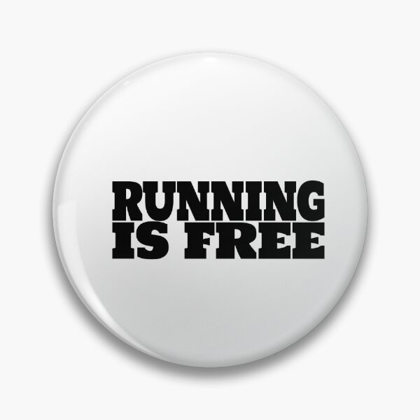 Item preview, Running is free, run quotes and sayngs designed and sold by Minimalist Quotes and Sayings.