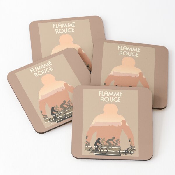 Item preview, Flamme Rouge - Minimalist Silhouette Poster Style - Board Game Art designed and sold by MeepleDesign.