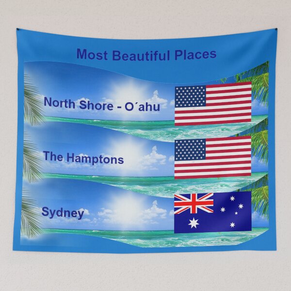 Item preview, Most Beautiful Places US + AU designed and sold by HerbertBroses.