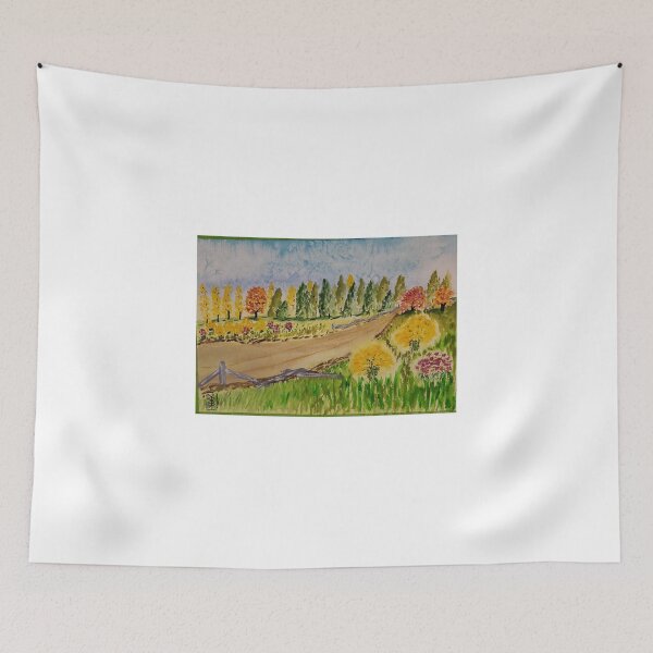 Item preview, Country Lane in Autumn designed and sold by KylesArtwork.