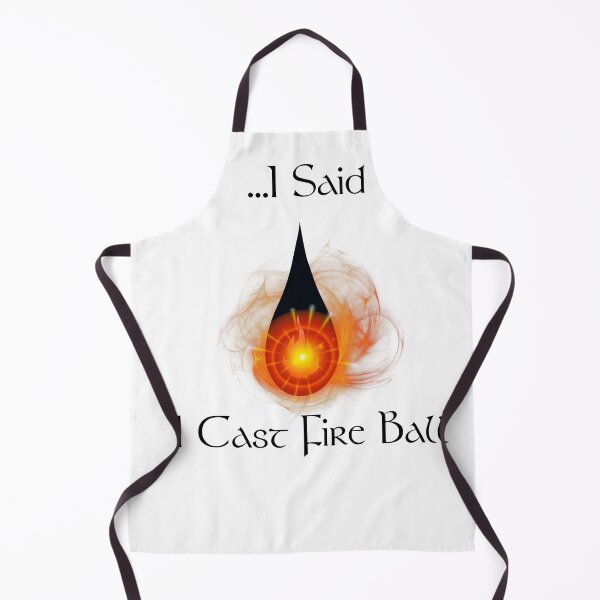 Item preview,  '...I Said I Cast Fire Ball' sorcerer black Logo designed and sold by Gadsbys-Geeky.