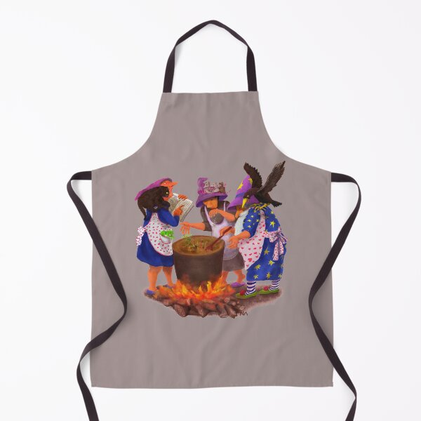 Item preview, Funny cooking witches with familiars designed and sold by anacart.