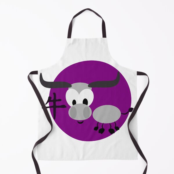 Item preview, Purple chinese horoscope ox zodiac sign designed and sold by hyggekrog.