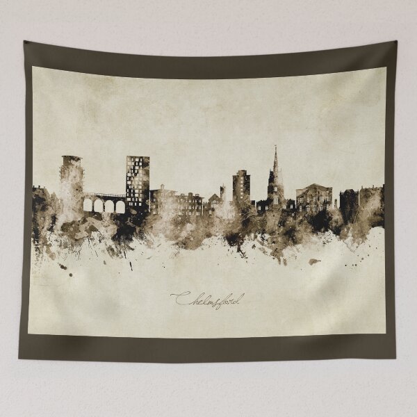 Item preview, Chelmsford England Skyline designed and sold by ArtPrints.