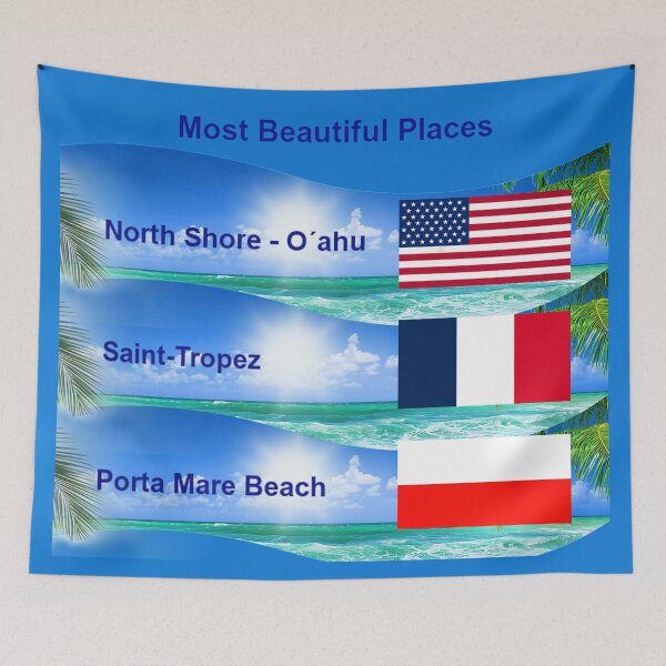 Item preview, Most Beautiful Places US + FR + PL designed and sold by HerbertBroses.