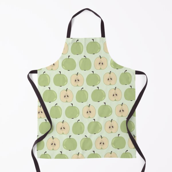 Item preview, Green apples and halfs apples. Seamless pattern. designed and sold by Xaphana.