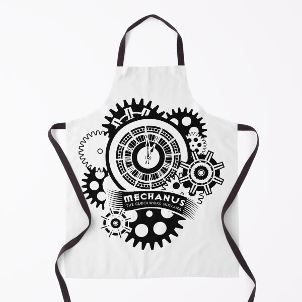 Item preview, Mechanus, the Clockwork Nirvana (Black Graphic) designed and sold by Art by Papikins.