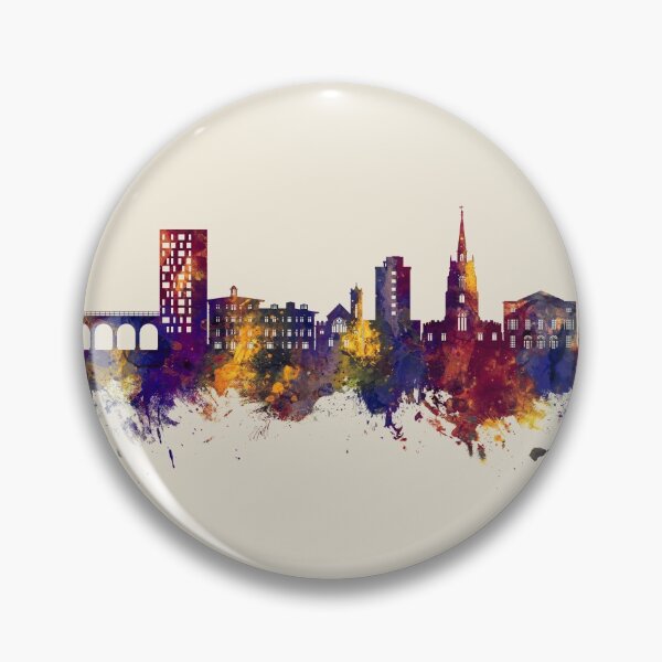 Item preview, Chelmsford England Skyline designed and sold by ArtPrints.