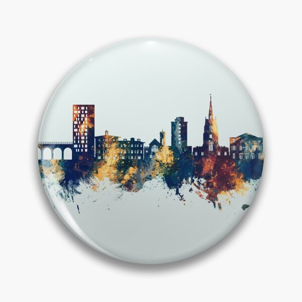 Item preview, Chelmsford England Skyline designed and sold by ArtPrints.